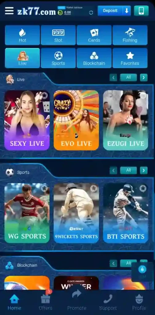 zk77 Game app