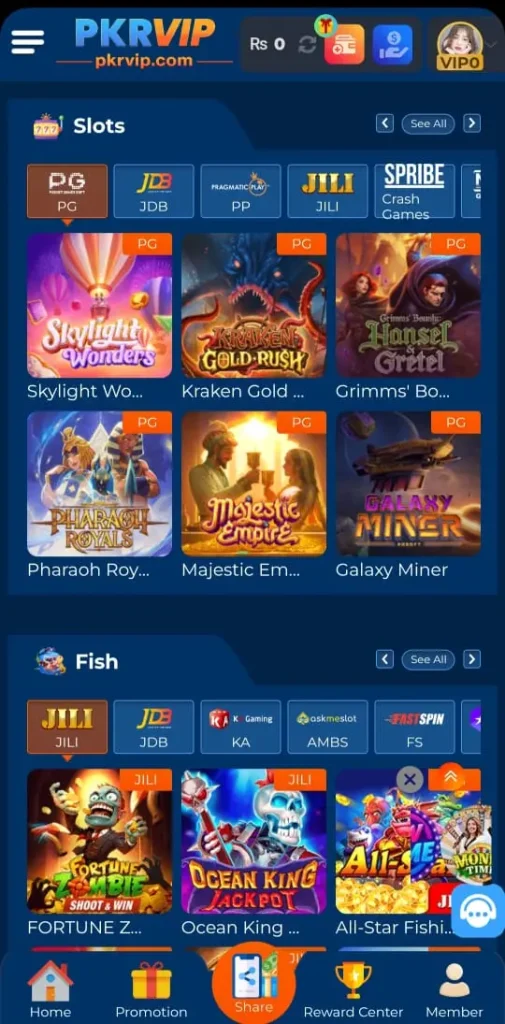 pkrvip casino game